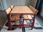 Ikea Ypperlig kindertafel + bank + stoelen, Ophalen, Gebruikt, Tafel(s) en Stoel(en)