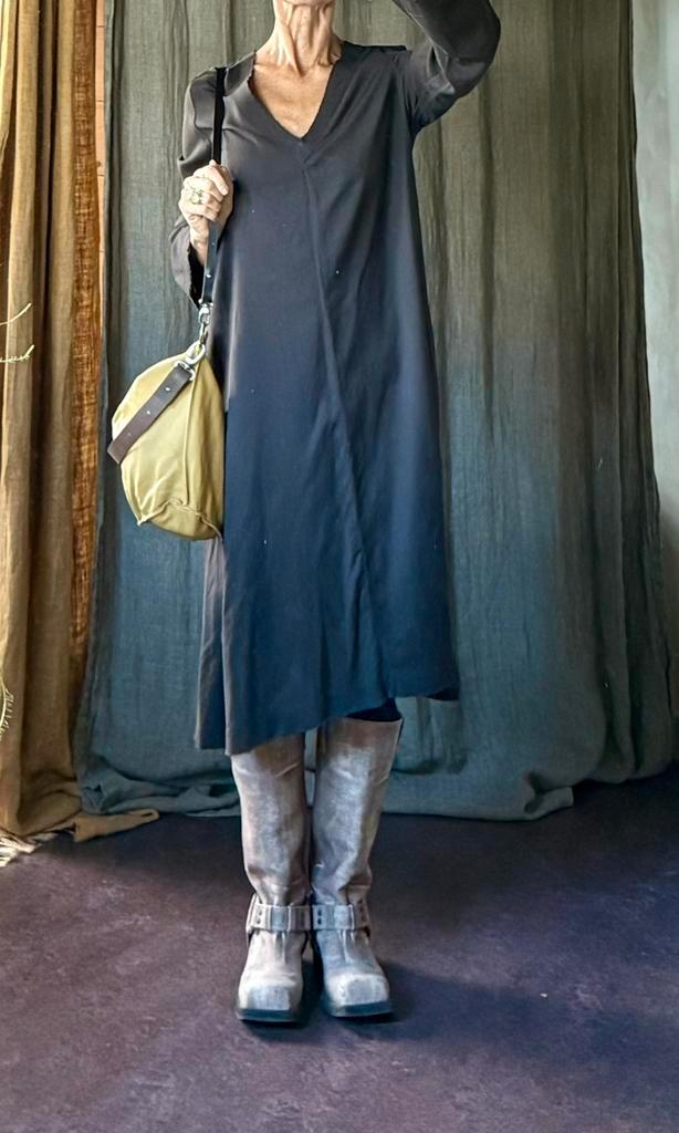 Mooie lederen tas in mosterd oker  ellen truijen vib, Kleding | Dames, Gelegenheidskleding, Zo goed als nieuw, Overige typen, Maat 38/40 (M)