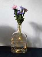 Fles met lichtjes & bloemen - Herfstdecoratie, Ophalen