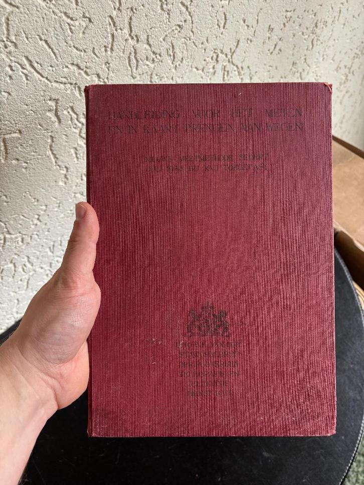 PTT - Handleiding voor meten en in kaart brengen van wegen, Boeken, Geschiedenis | Vaderland, Gelezen, 20e eeuw of later, Ophalen of Verzenden