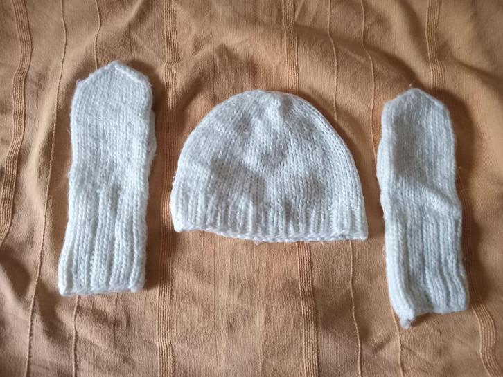 Vero Moda Winterset – Witte Muts + Wanten (One Size), Kleding | Dames, Mutsen, Sjaals en Handschoenen, Zo goed als nieuw, Handschoenen