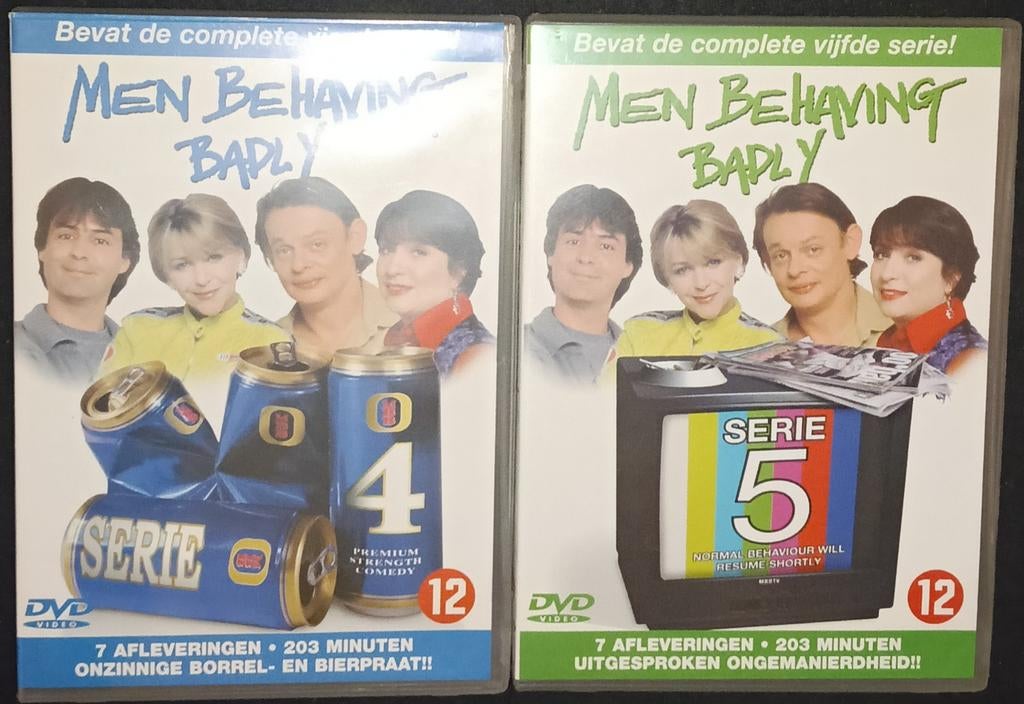 Men Behaving Badly serie 1 & 3 t/m 5, Cd's en Dvd's, Ophalen of Verzenden, Zo goed als nieuw