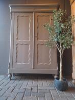 Biedermeier meidenkast Taupe kledingkast bezorgen mogelijk, Ophalen of Verzenden