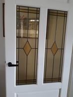 Svedex opdek  binnendeur met glas en lood linksdraaiend, Ophalen, 80 tot 100 cm, 215 cm of meer, Binnendeur
