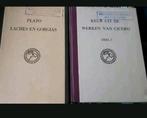 Een tweetal filosofie boeken Plato Cicero Laches, Ophalen of Verzenden, Gelezen