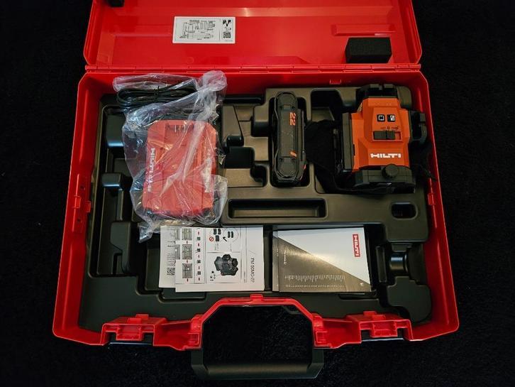 HILTI gereedschap partij Laser - Acculaders - Accu's, Doe-het-zelf en Verbouw, Gereedschap | Handgereedschap, Nieuw, Ophalen