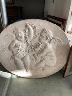 Decoratief Schouwpaneel met gipsen engelen, Ophalen of Verzenden