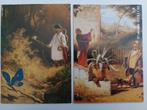 Carl Spitzweg Ansichtkaarten Set, Verzenden, 1980 tot heden, Ongelopen