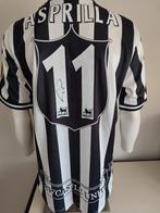 Newcastle United shirt gesigneerd door Faustino Asprilla COA, Maat XL, Ophalen of Verzenden, Nieuw, Shirt
