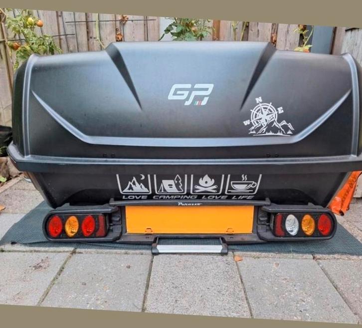 Te Huur Trekhaakkoffer Bagagekoffer, Auto diversen, Dakkoffers, Zo goed als nieuw, Ophalen