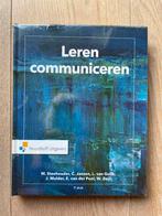 Willem Zeijl - Leren communiceren 9789001862329, Willem Zeijl; Els van der Pool; Michaël Steehouder; Léon van ..., Sociale wetenschap