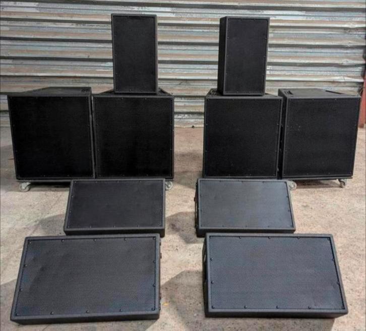 ✅B&C (TCS audio) pa systeem (Carvin), Audio, Tv en Foto, Luidsprekers, Gebruikt, Overige typen, 120 watt of meer, Overige merken