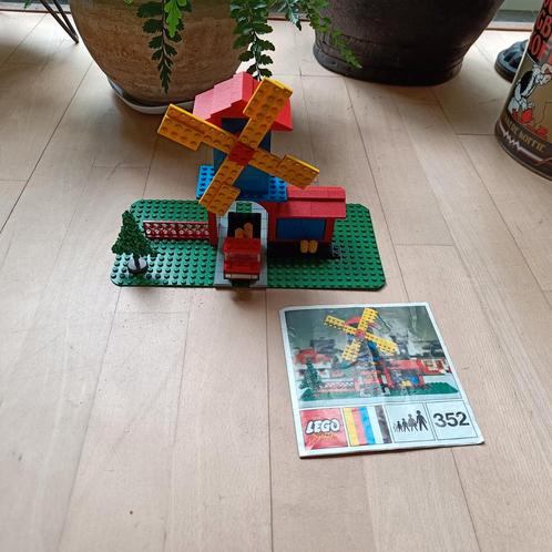 Lego Legoland 352 Windmolen met lorry,1972, Kinderen en Baby's, Speelgoed | Duplo en Lego, Gebruikt, Lego, Complete set, Ophalen of Verzenden