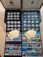 Complete Set 999/000 Zilver 48x WWF 30 Jaar 1991-1995, Ophalen of Verzenden, Nederland, Munten