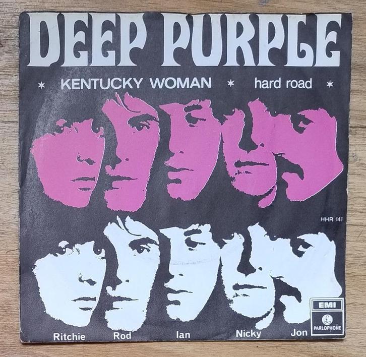 45 toeren single DEEP PURPLE kentucky woman (zeldzaam ! ), Cd's en Dvd's, Vinyl Singles, Gebruikt, Single, Rock en Metal, 7 inch