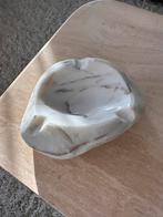 Zwaar marmer asbak / schaal decoratie, Huis en Inrichting, Ophalen of Verzenden, Zo goed als nieuw, Rond, Glas