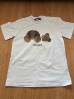 Palm Angels T-shirt - Teddy Beer - Wit, Kleding | Dames, Maat 38/40 (M), Wit, Ophalen of Verzenden, Zo goed als nieuw