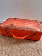 Metalen koffer oranje, Ophalen of Verzenden