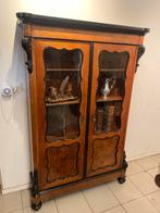 Antieke Mahonie Boekenkast Willem III Biedermeier Stijl Deel, Ophalen of Verzenden
