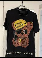 Philipp Plein t-shirt M, Kleding | Heren, T-shirts, Maat 48/50 (M), Zwart, Ophalen of Verzenden, Zo goed als nieuw