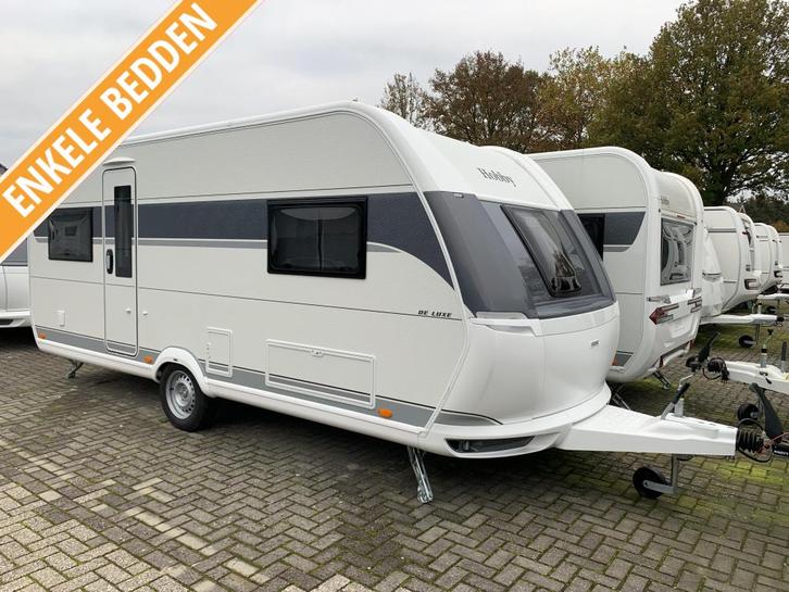Hobby De Luxe 540 UL Model 2025, Caravans en Kamperen, Caravans, Bedrijf, tot en met 4, Rondzit, Hobby, 2 aparte bedden, Overige typen
