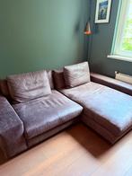 PTMD Block bank / Arm rechts + chaise longe links, antraciet, Ophalen, Gebruikt, 100 tot 125 cm, Driepersoons