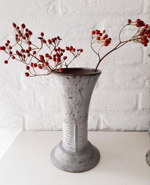 oude Franse tuinvaas 19 cm, Antiek en Kunst, Curiosa en Brocante, Ophalen of Verzenden