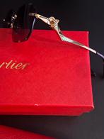 Cartier Zonnebril  - Zo Goed Als Nieuw, Overige merken, Zonnebril, Bruin, Ophalen of Verzenden