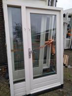 Kozijn met voordeur en zijlicht, 120 cm of meer, Nieuw, Ophalen of Verzenden, Buitendeur