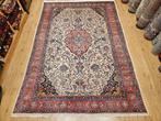 Vintage handgeknoopt perzisch tapijt sarough 308x213, 200 cm of meer, 200 cm of meer, Gebruikt, Rechthoekig