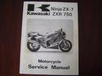 Kawasaki ZX-7 Ninja ZXR750 1989 H1 motorcycle service manual, Motoren, Ophalen of Verzenden, Kawasaki