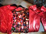 Carnaval glitter pak rood jasje legging bling bling shirt, Ophalen of Verzenden, Zo goed als nieuw