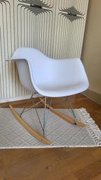 Design schommelstoel - Vitra Eames rar ~ Wit Chroom, Ophalen