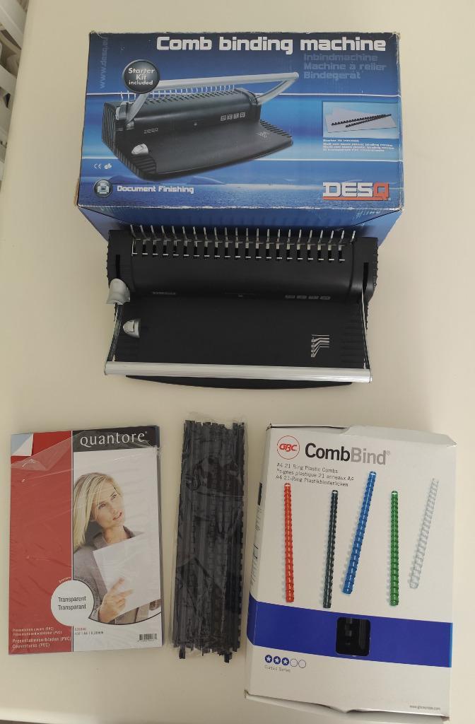 inbindmachine van DESQ, Diversen, Bureau-accessoires, Zo goed als nieuw, Ophalen of Verzenden