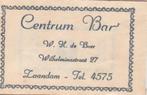 Centrum Bar Wilhelminastraat Zaandam - W de Boer, Ophalen of Verzenden