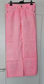 Indian Rose - linnen broek roze, Ophalen of Verzenden, Zo goed als nieuw, Roze, Maat 36 (S)