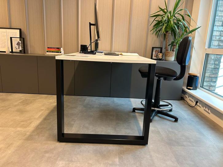 Stalen U Tafelpoot Zwart 72cm, Huis en Inrichting, Bureaus, Nieuw, Ophalen