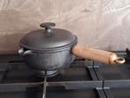 Le Creuset steelpan, Huis en Inrichting, Keuken | Potten en Pannen, Ophalen of Verzenden, Gebruikt, Gietijzer, Koekenpan of Braadpan
