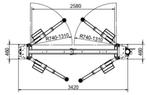 WL240 2 kolomshefbrug 4000kg AANBIEDING, Info@wolftools.nl, Wolf Tools, Nieuw, Ophalen of Verzenden