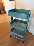 Ikea Raskog Karretje - Turquoise, Ophalen, Zo goed als nieuw