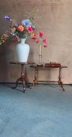 2 vintage barok queen ann tafeltje salontafel bijzettafel, Antiek en Kunst, Antiek | Meubels | Tafels, Ophalen
