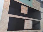 aanrechtblad voor hoek, zwart composiet, Ophalen, Gebruikt, Zwart, 200 cm of meer