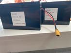 2 lithium accu,s nieuw 6.6ah 12v, Ophalen, Zo goed als nieuw