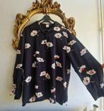Als nieuw! Taillissime zwart bloemen doorknoop blouse, Taillissime, Ophalen of Verzenden, Zo goed als nieuw, Blouse of Tuniek