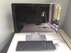 HP 24 inch lcd monitor met toetsenbord en muis, Hewlet Packard HP, In hoogte verstelbaar, Ophalen