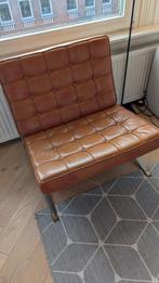 Barcelona Chair, brown, Huis en Inrichting, Fauteuils, Gebruikt, 75 tot 100 cm, Ophalen of Verzenden, Metaal