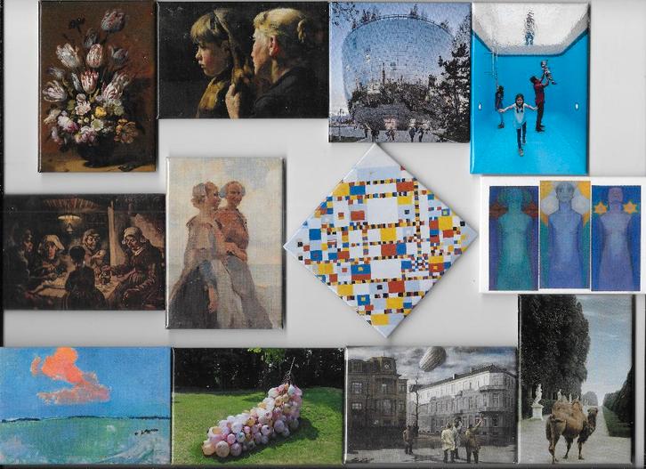 Koelkastmagneten 12 stuks, Hobby en Vrije tijd, Overige Hobby en Vrije tijd, Zo goed als nieuw, Ophalen of Verzenden