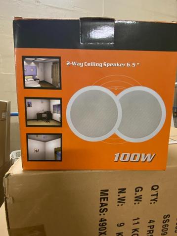 Partij plafond inbouwluidsprekers (414 stuks) beschikbaar voor biedingen