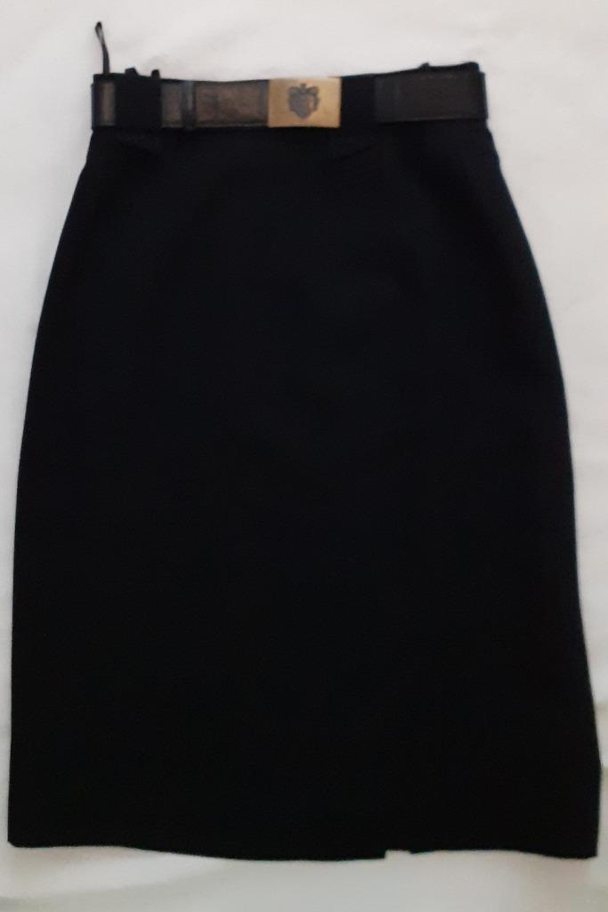 ZWARTE ROK - SCHEERWOL - GOEDE KWALITEIT - MAAT 36, Kleding | Dames, Rokken, Zo goed als nieuw, Maat 36 (S), Zwart, Boven de knie