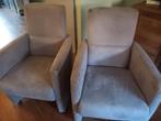 Twee fauteuils grijs, Ophalen of Verzenden, Zo goed als nieuw, Stof, 50 tot 75 cm